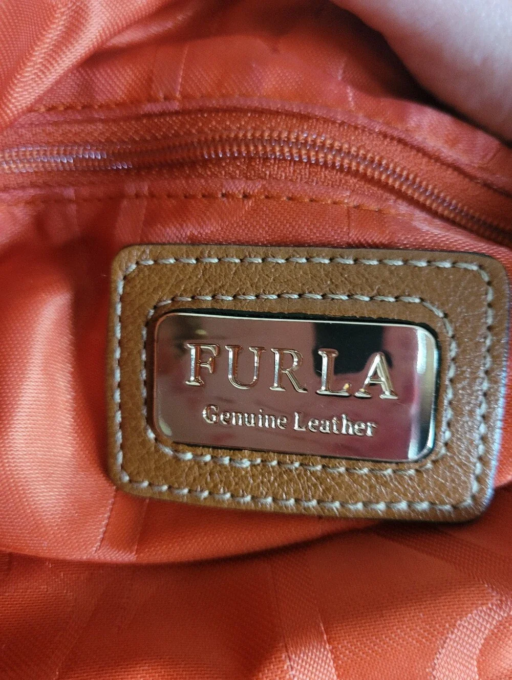 Furla  leather  shoulder  bag - Picture 10 of 13